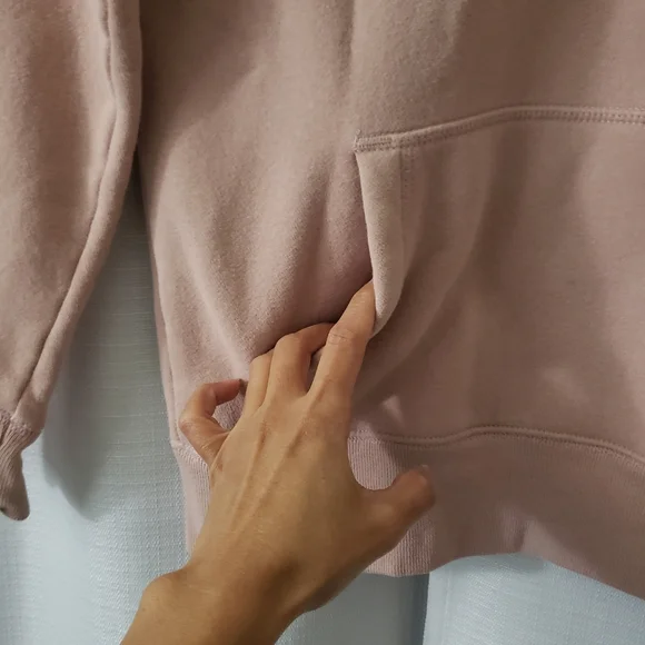 XXSmall Hollister Co. Baby Blush Pink Pullover Sweatshirt Hoodie - Picture 3 of 9